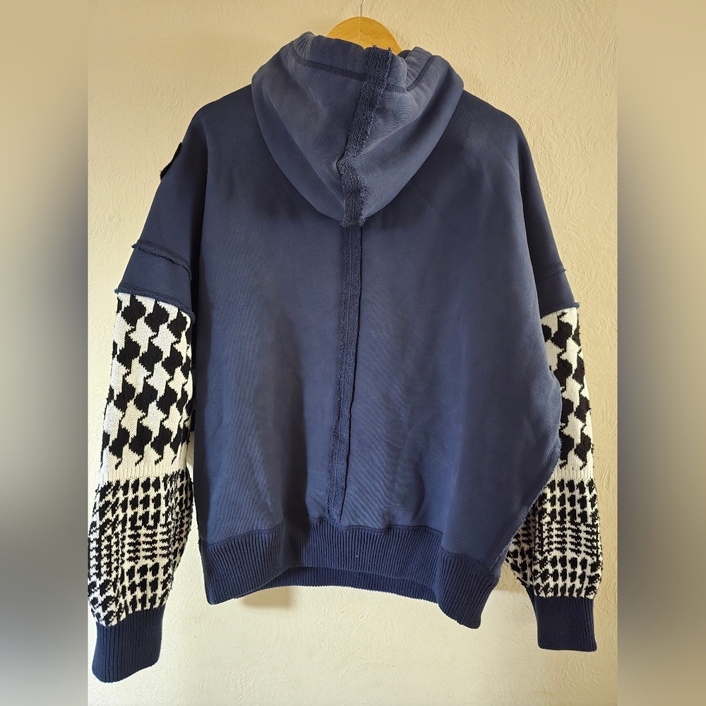 We The Free, Rose Funk Hoodie, Navy Combo, Size Small, MSRP$248 - Picture 9 of 9